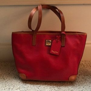 Dooney & Bourke red leather purse